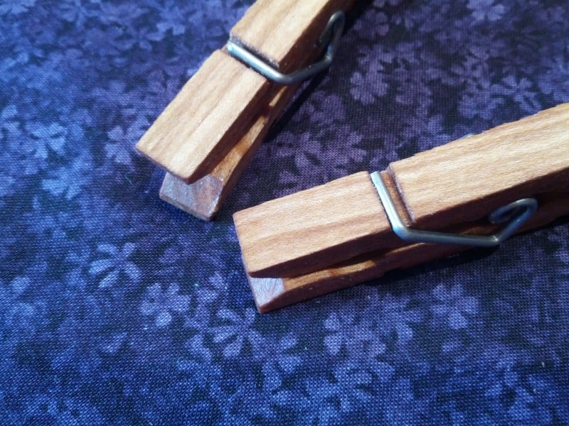 American Handmade Wooden Clothespins