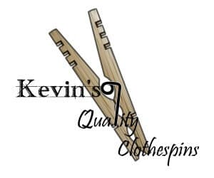 Kevin's Quality Clothespin Logo